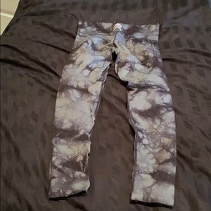 soulcycle seamless tie dye leggings